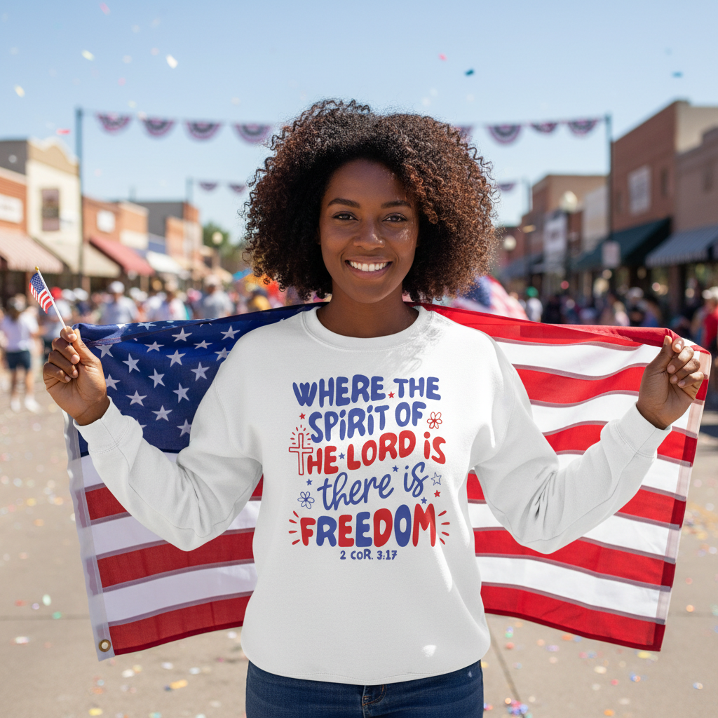 WHERE THE SPIRIT OF THE LORD IS  - MEDIUM-HEAVY WEIGHT SWEATSHIRT