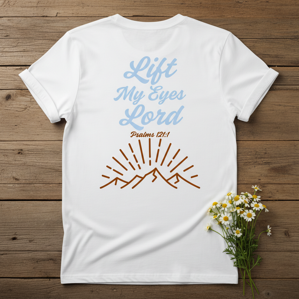 LIFT MY EYES LORD - PREMIUM T-SHIRT