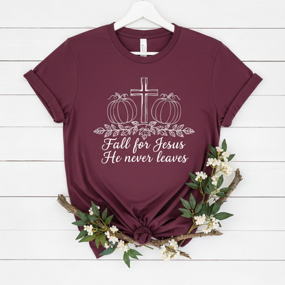 FALL FOR JESUS - PREMIUM T-SHIRT