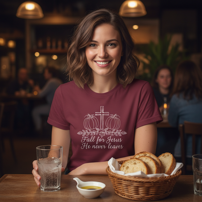 FALL FOR JESUS - PREMIUM T-SHIRT