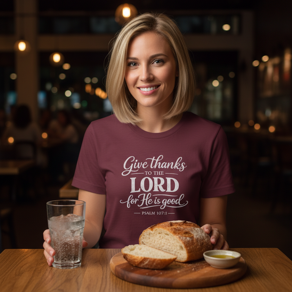 GIVE THANKS TO THE LORD - PREMIUM T-SHIRT