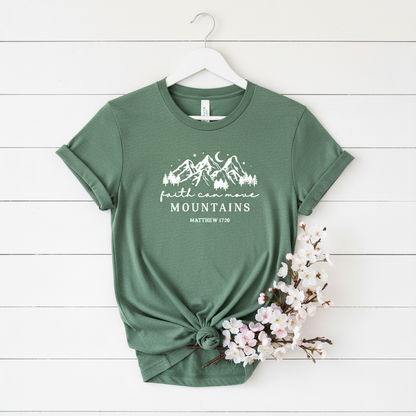 FAITH CAN MOVE MOUNTAINS - PREMIUM T-SHIRT