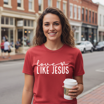 LOVE LIKE JESUS - PREMIUM T-SHIRT