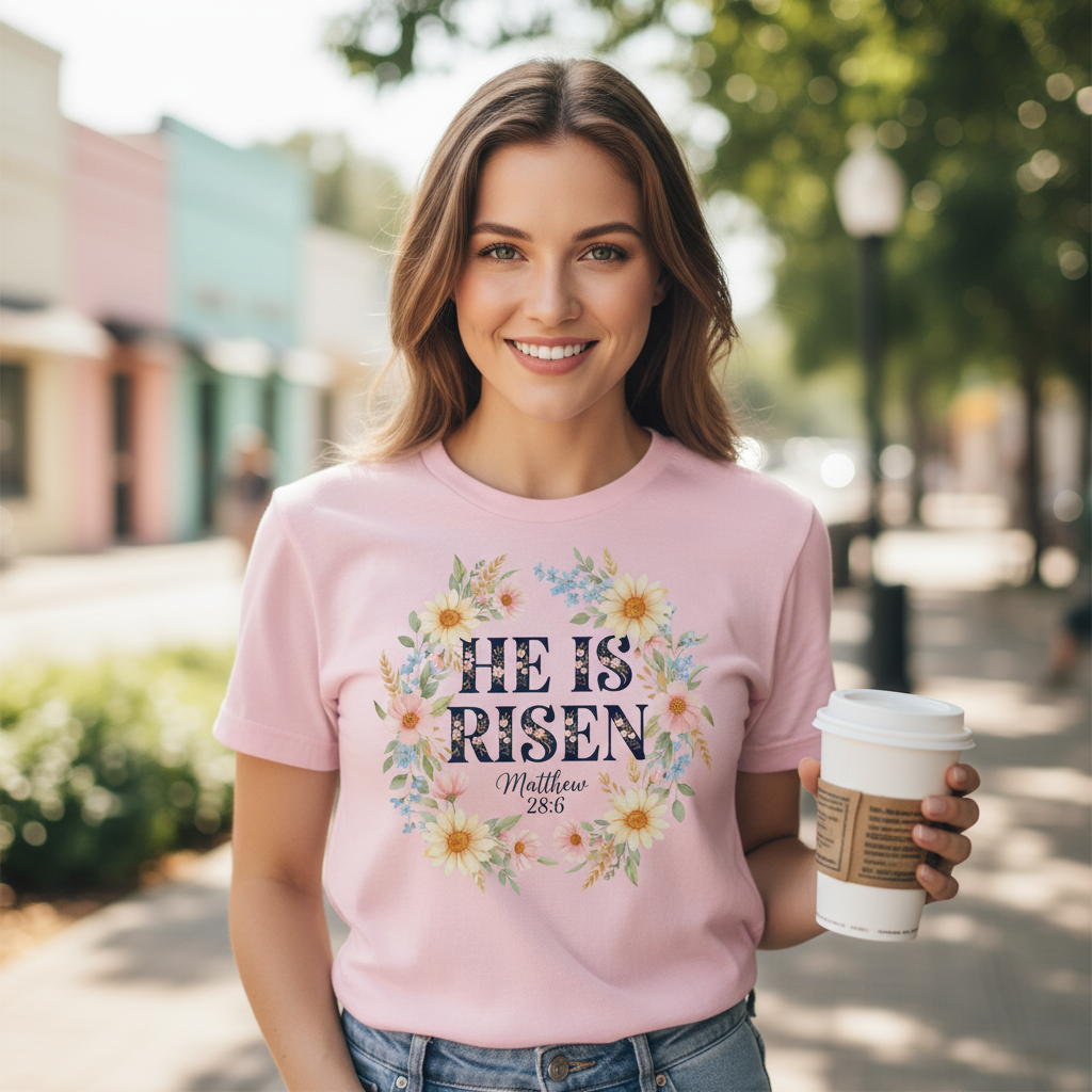 HE IS RISEN - PREMIUM T-SHIRT