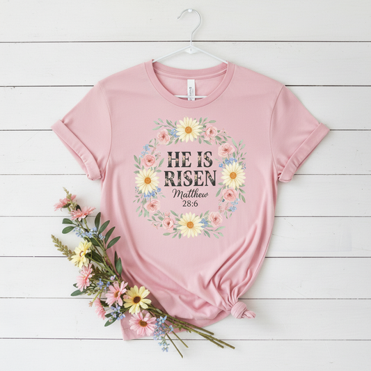 HE IS RISEN - PREMIUM T-SHIRT