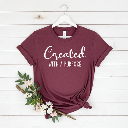 CREATED WITH PURPOSE - PREMIUM T-SHIRT