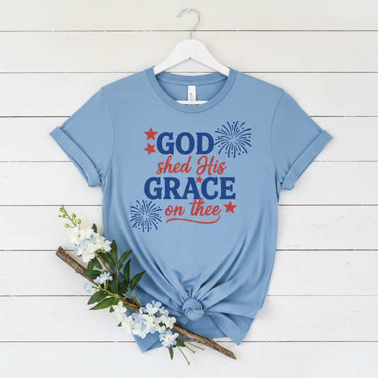 GOD SHED HIS GRACE - PREMIUM T-SHIRT