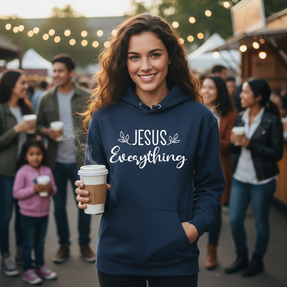 JESUS EVERYTHING - MEDIUM-HEAVY WEIGHT HOODIE
