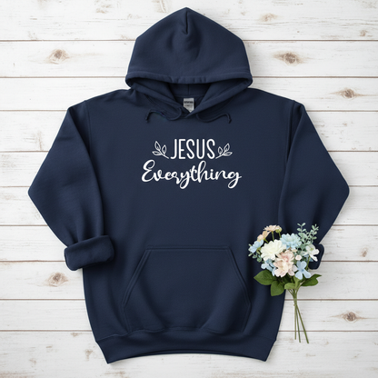 JESUS EVERYTHING - MEDIUM-HEAVY WEIGHT HOODIE