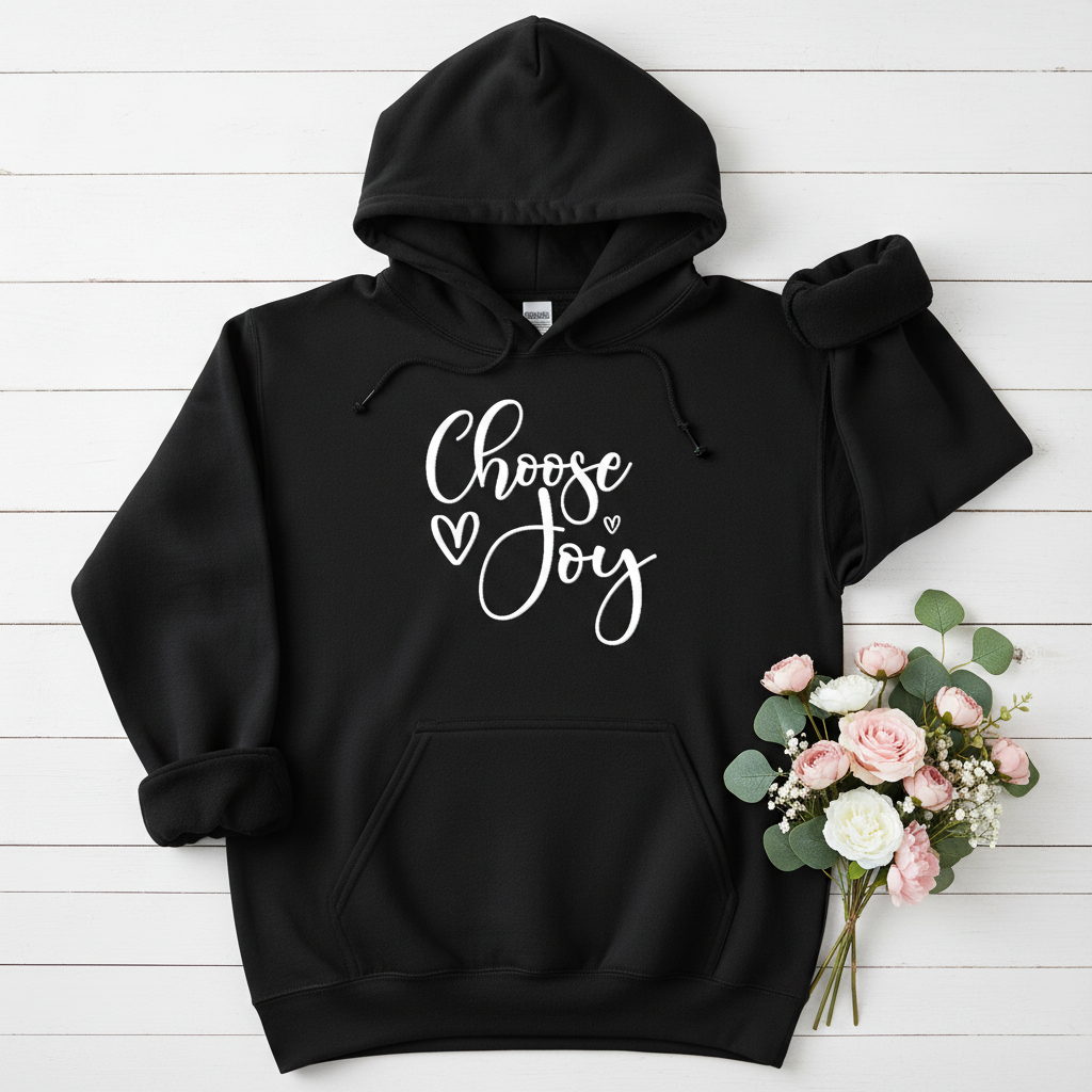 CHOOSE JOY - MEDIUM-HEAVY WEIGHT HOODIE