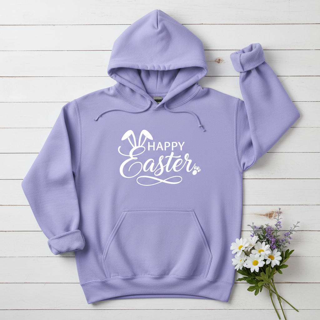 HAPPY EASTER  - MEDIUM-HEAVY WEIGHT HOODIE