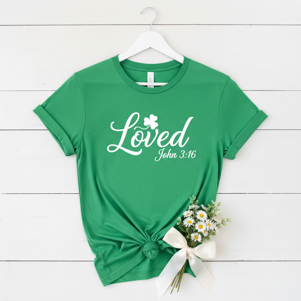 LOVED JOHN 3:16 - YOUTH PREMIUM T-SHIRT