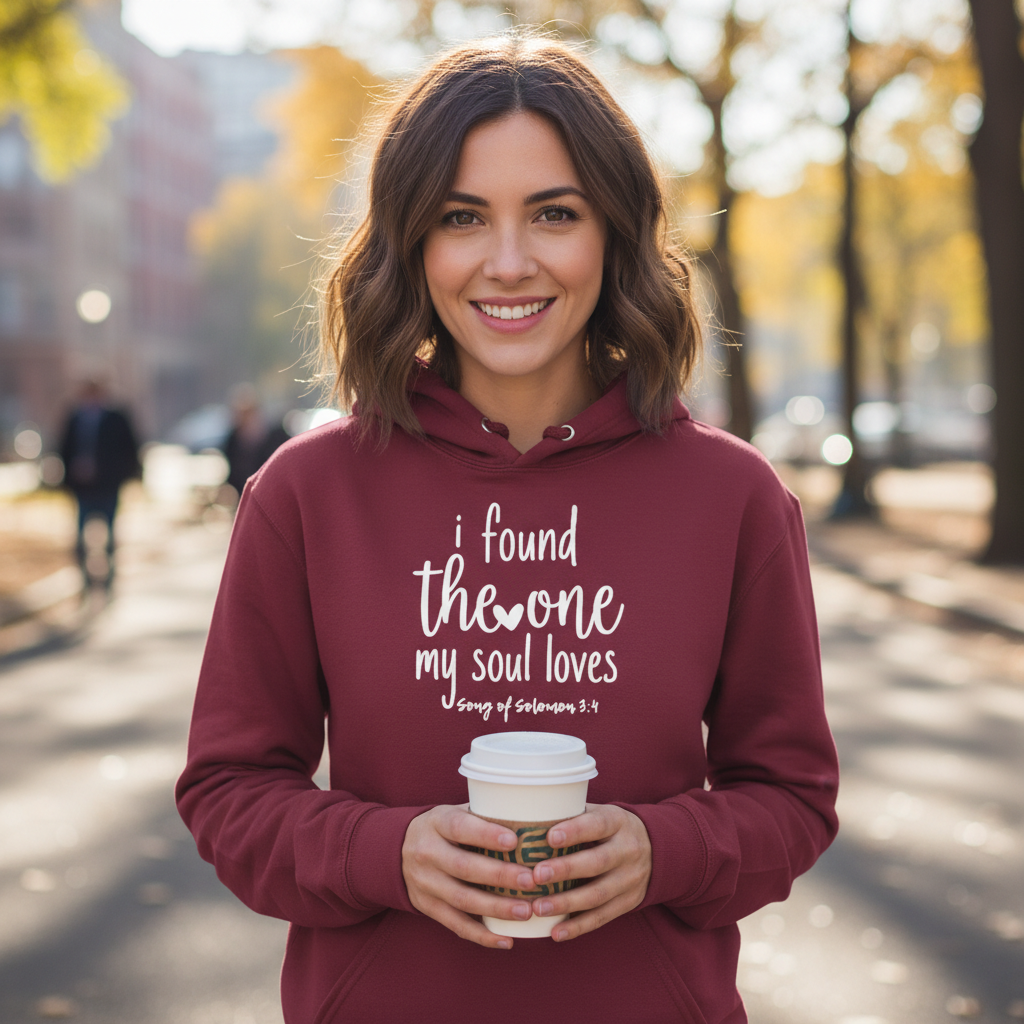 I FOUND THE ONE MY SOUL LOVES - MEDIUM-HEAVY WEIGHT HOODIE