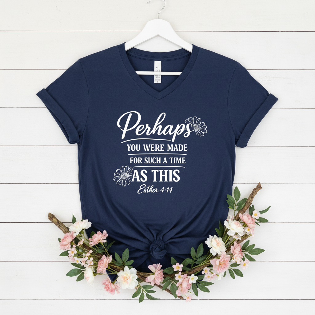 PERHAPS YOU WER MADE - V-NECK PREMIUM T-SHIRT