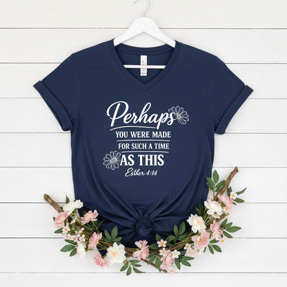 PERHAPS YOU WER MADE - V-NECK PREMIUM T-SHIRT