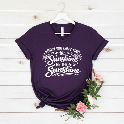BE THE SUNSHINE - V-NECK PREMIUM T-SHIRT