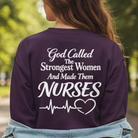 GOD CALLED THE STRONGEST  - MEDIUM-HEAVY WEIGHT SWEATSHIRT