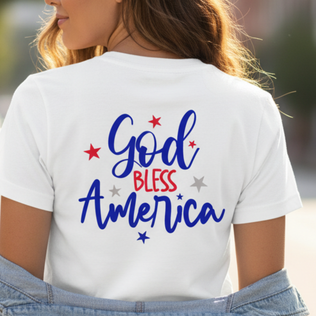 GOD BLESS AMERICA PATRIOTIC  - PREMIUM T-SHIRT