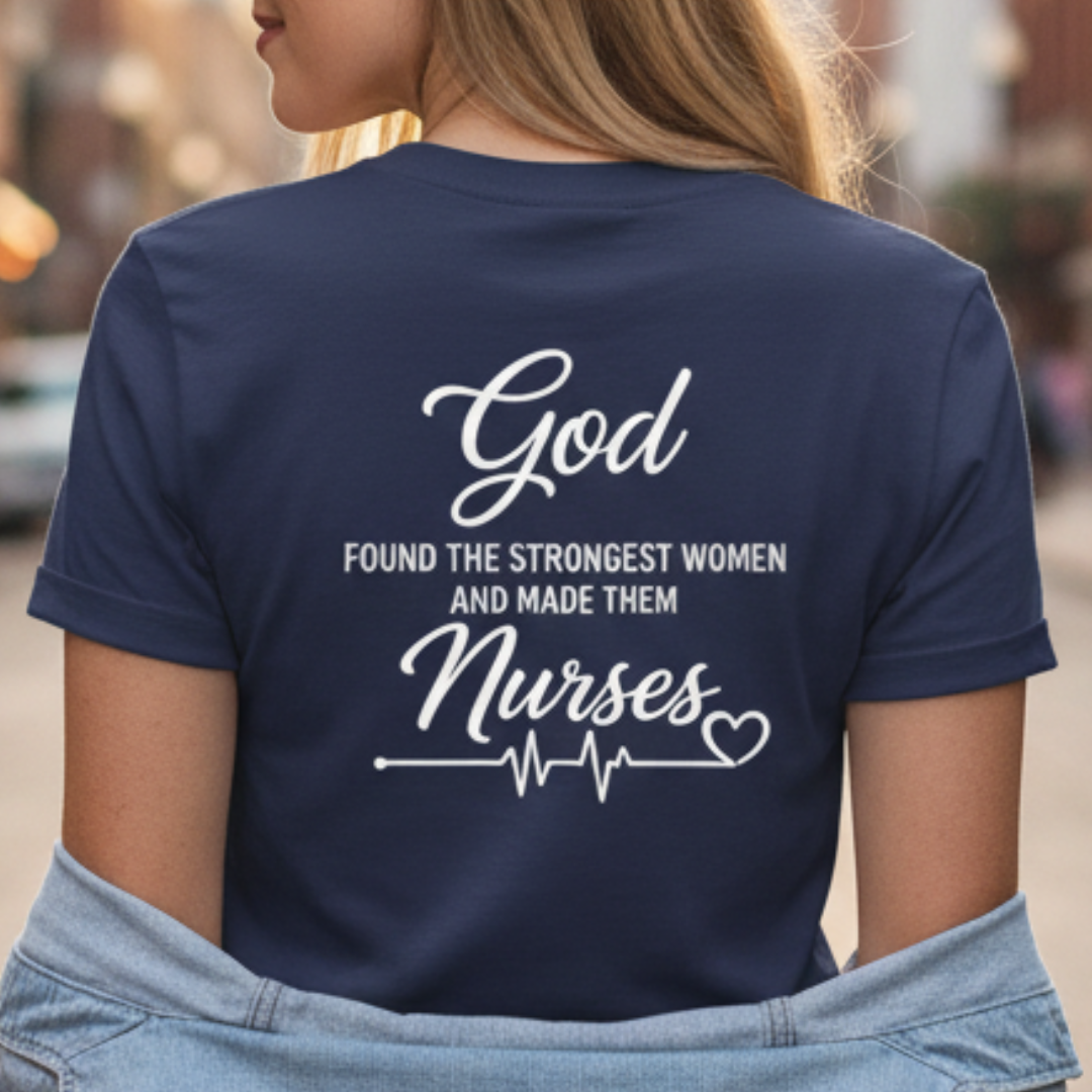 GOD FOUND NURSES - PREMIUM T-SHIRT