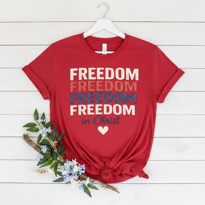 FREEDOM IN CHRIST - PREMIUM T-SHIRT
