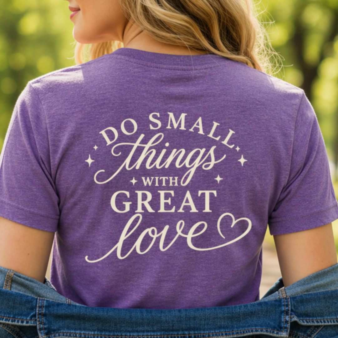 DO SMALL THINGS - V-NECK PREMIUM T-SHIRT