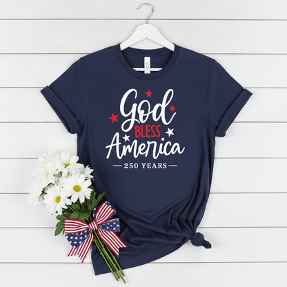 GOD BLESS AMERICA 250 - YOUTH PREMIUM T-SHIRT