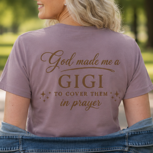 GOD MADE ME A GIGI - PREMIUM T-SHIRT
