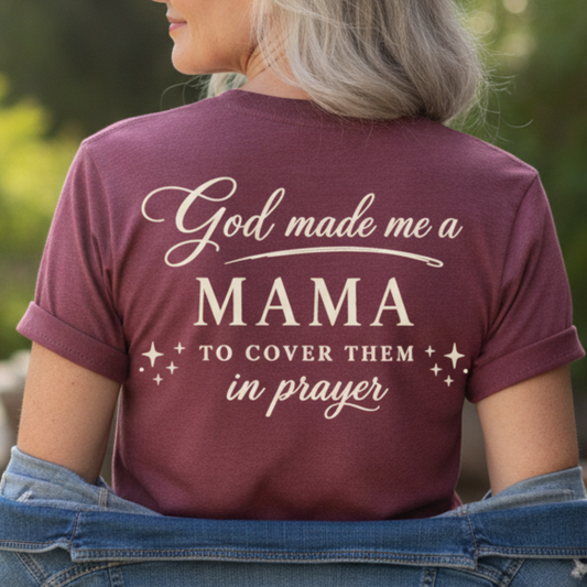 GOD MADE ME A MAMA - PREMIUM T-SHIRT