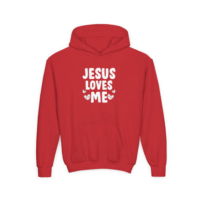 JESUS LOVES ME - YOUTH MEDIUM-HEAVY HOODIE
