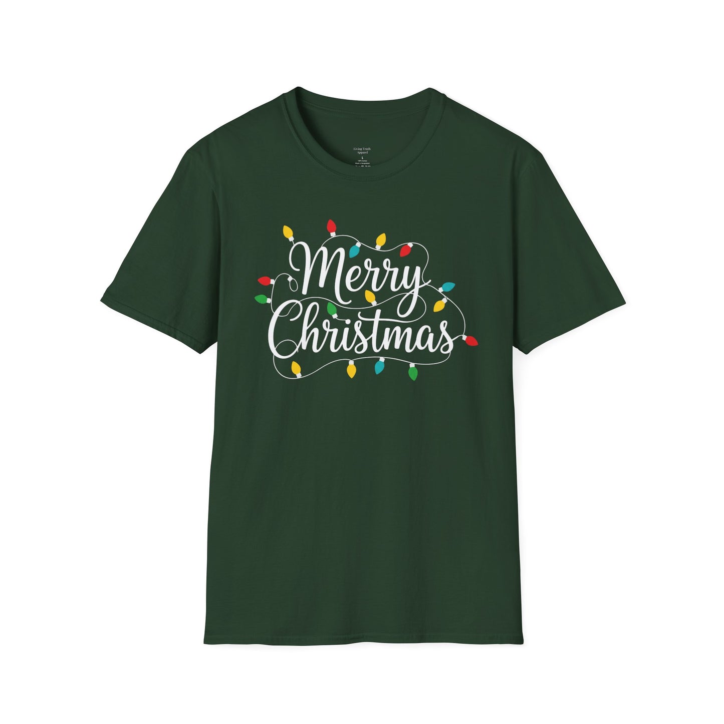 MERRY CHRISTMAS LIGHTS - PREMIUM T-SHIRT