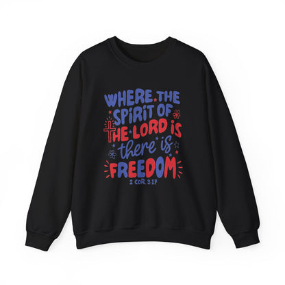 WHERE THE SPIRIT OF THE LORD IS  - MEDIUM-HEAVY WEIGHT SWEATSHIRT