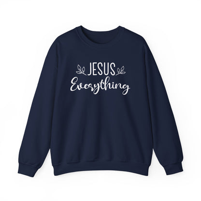 JESUS EVERYTHING - MEDIUM-HEAVY WEIGHT SWEATSHIRT