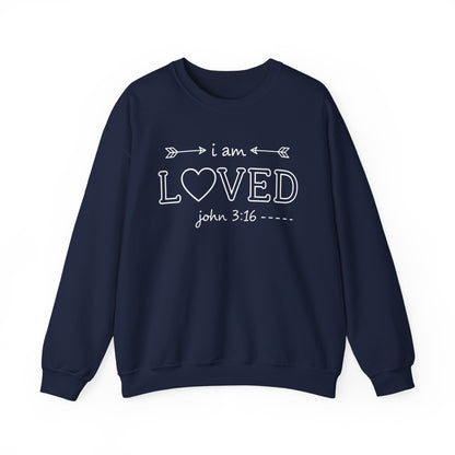 I AM LOVED  - MEDIUM-HEAVY WEIGHT SWEATSHIRT