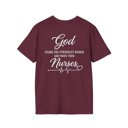 GOD FOUND NURSES - PREMIUM T-SHIRT
