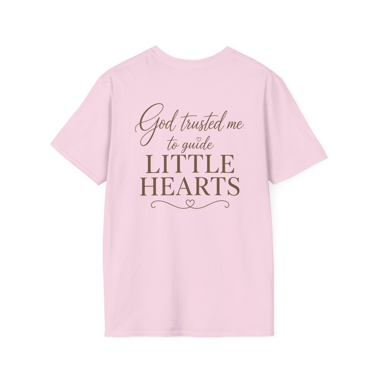 GOD TRUSTED ME TO GUIDE  LITTLE HEARTS - PREMIUM T-SHIRT