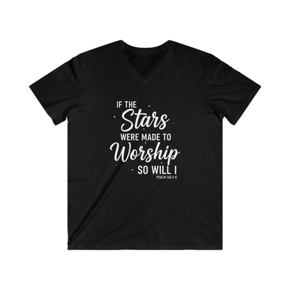 IF THE STARS WERE MADE TO WORSHIP - V-NECK PREMIUM T-SHIRT