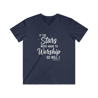 IF THE STARS WERE MADE TO WORSHIP - V-NECK PREMIUM T-SHIRT