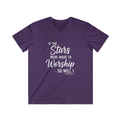 IF THE STARS WERE MADE TO WORSHIP - V-NECK PREMIUM T-SHIRT