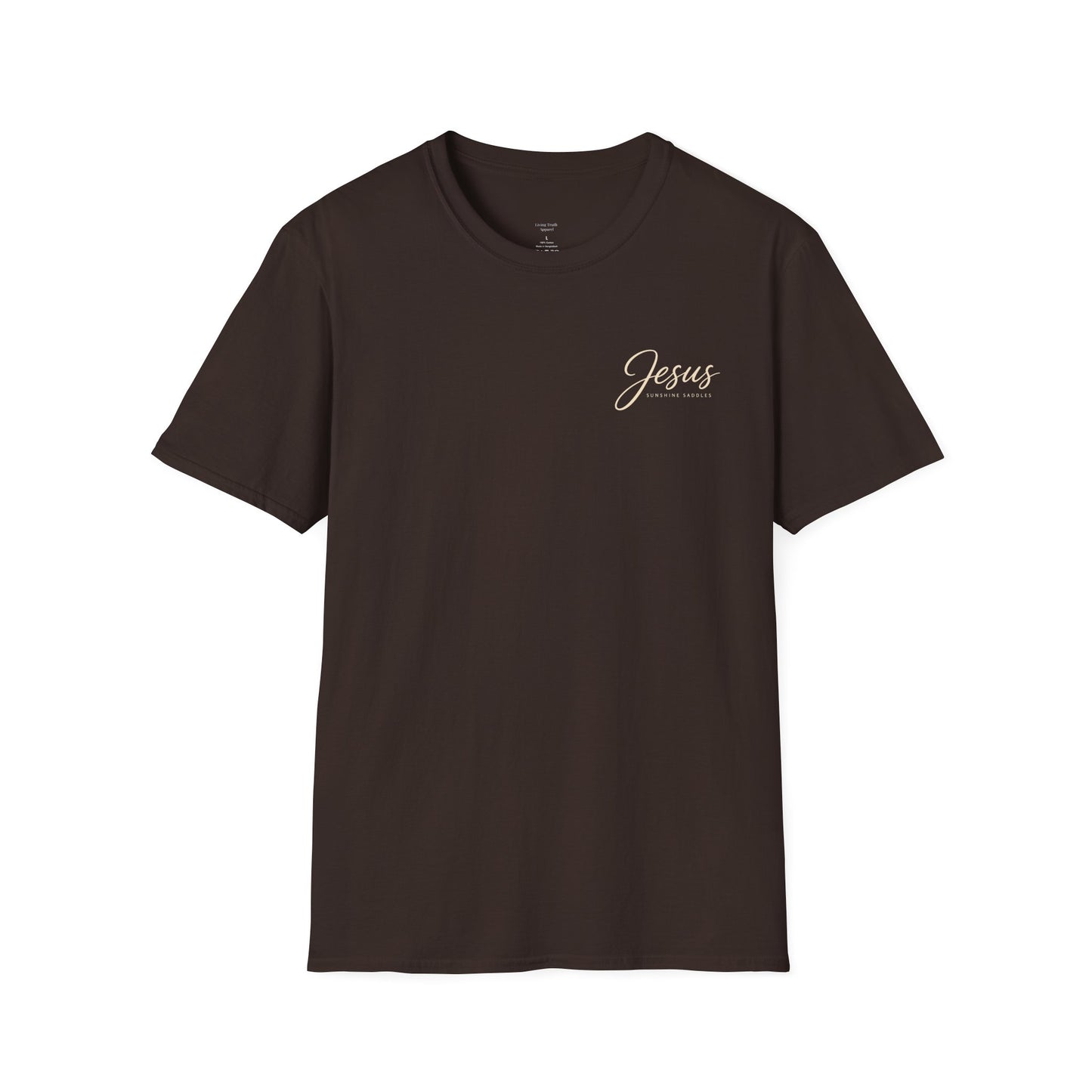 JESUS SUNSHINE SADDLES - PREMIUM T-SHIRT