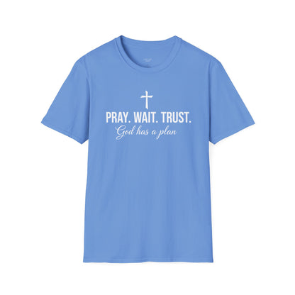 PRAY WAIT TRUST - PREMIUM T-SHIRT