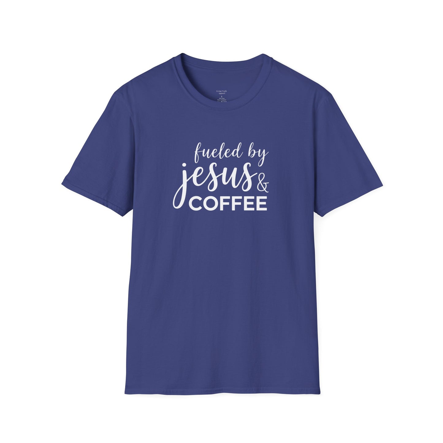 FUELED BY JESUS - PREMIUM T-SHIRT