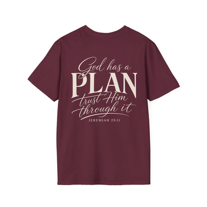 GOD HAS A PLAN - PREMIUM T-SHIRT