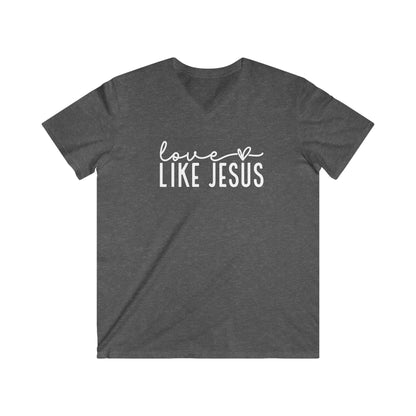 LOVE LIKE JESUS - PREMIUM V-NECK T-SHIRT