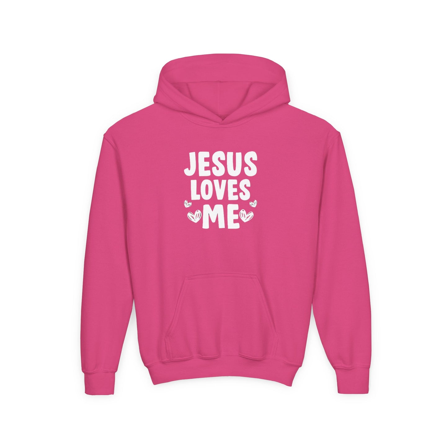 JESUS LOVES ME - YOUTH MEDIUM-HEAVY HOODIE