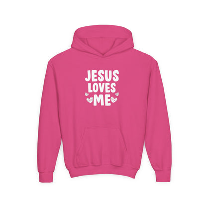 JESUS LOVES ME - YOUTH MEDIUM-HEAVY HOODIE