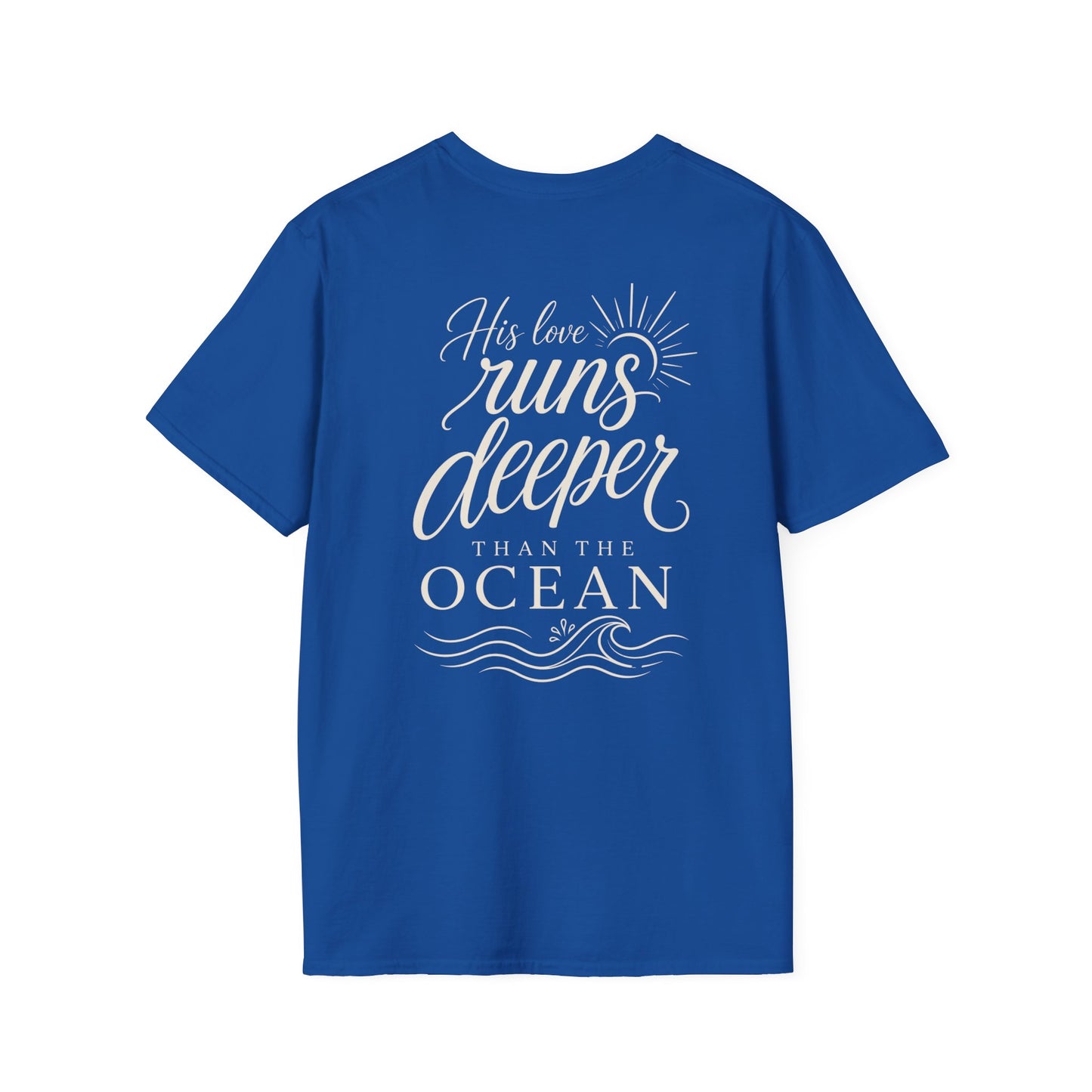 HIS LOVE RUNS DEEPER - PREMIUM T-SHIRT
