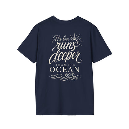 HIS LOVE RUNS DEEPER - PREMIUM T-SHIRT