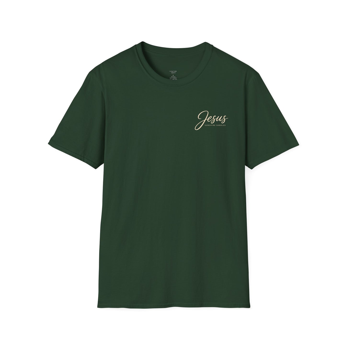 JESUS SUNSHINE SADDLES - PREMIUM T-SHIRT