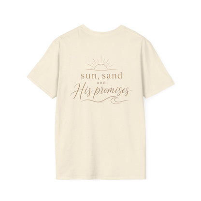 SUN SAND HIS PROMISES - PREMIUM T-SHIRT