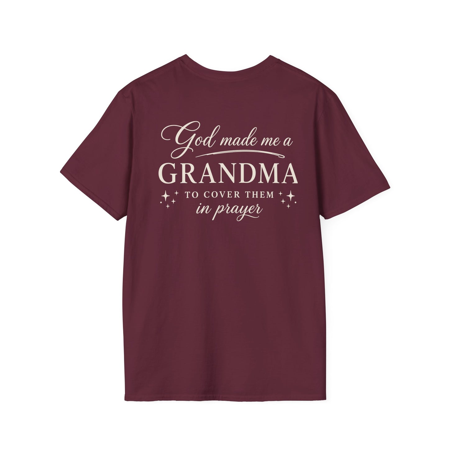 GOD MADE ME A GRANDMA - PREMIUM T-SHIRT